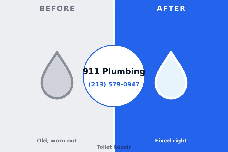 Before and after: plumbing company Lafayette, CO